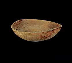 #1572 ~ School - Large Carved Wooden Bowl