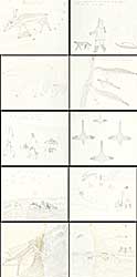 #1706 ~ Inuit - Untitled - Group of Five Inuit Life Drawings