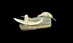 #1723 ~ Inuit - Untitled - Hunting Narwhal