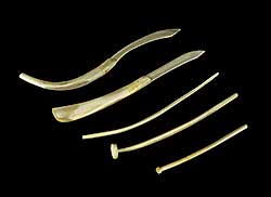 #1738 ~ Inuit - Collection of Knives and Implements
