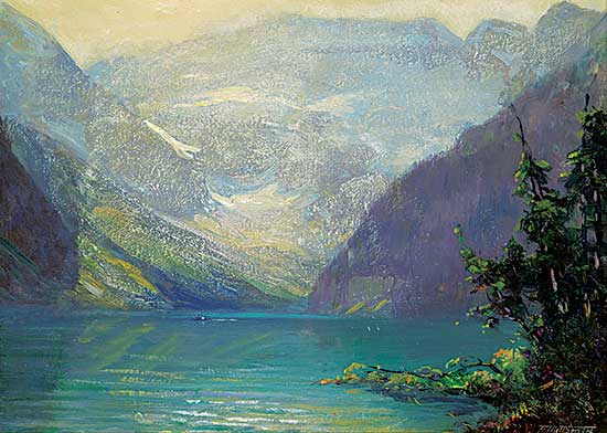 #10 ~ Bell-Smith - Golden Sunlight, Lake Louise