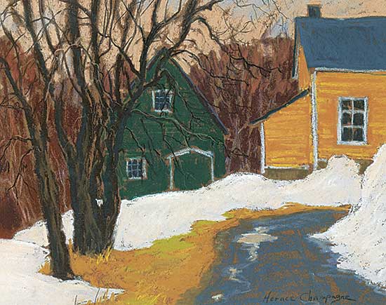 #24 ~ Champagne - The Green Garage at St. Petron, Ile D'Orlean, Quebec