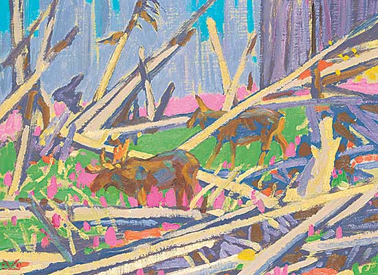 #69 ~ Kerr - Fireweed, Storm Mountain