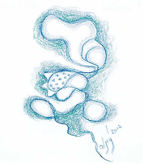 #86 ~ Odjig - Orchid in Bloom