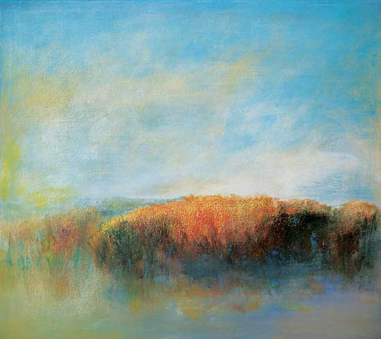 #205 ~ Fournier - Lakeside Morning - Autumn