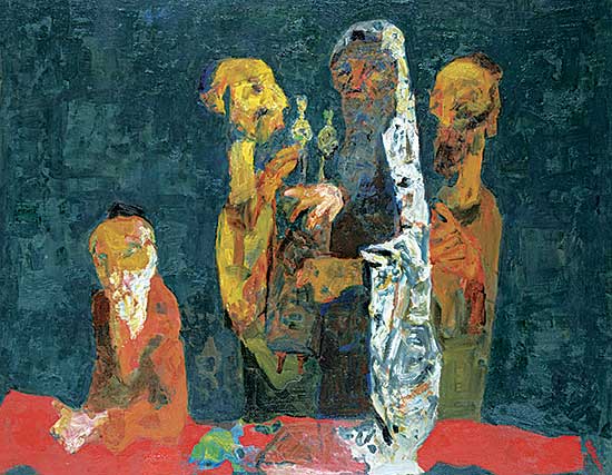 #403 ~ Axer - Untitled - Four Figures at Night