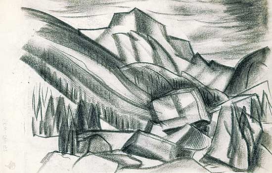 #409 ~ Bieler - Untitled - Rocky Mountains, Banff