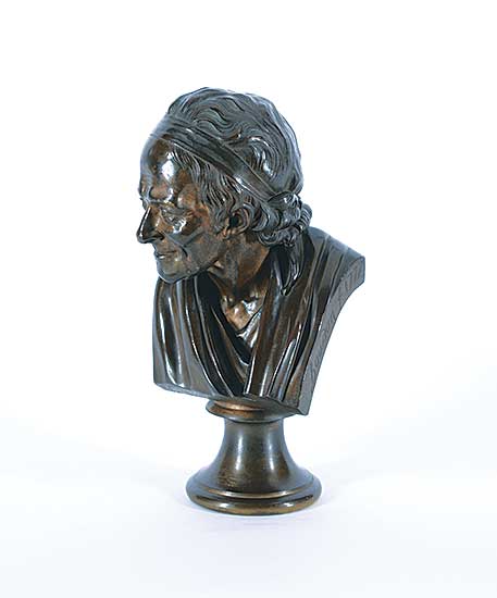 #410 ~ Houdon - Untitled - Bust of Voltaire