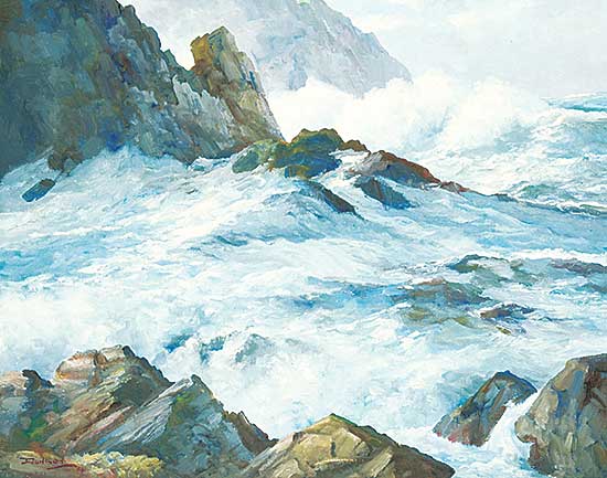#424 ~ Crockford - October Storm, North of Cote Beach, Cabot Trail, Nova Scotia