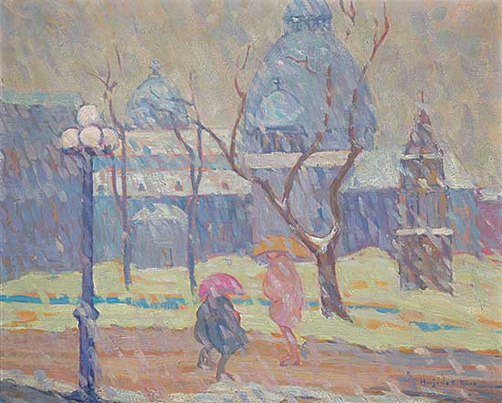 #443 ~ Gass - Dominion Square on a Wintery Day