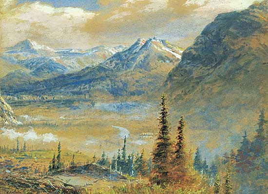 #466 ~ Matthews - A Misty Morning at Banff, Alberta