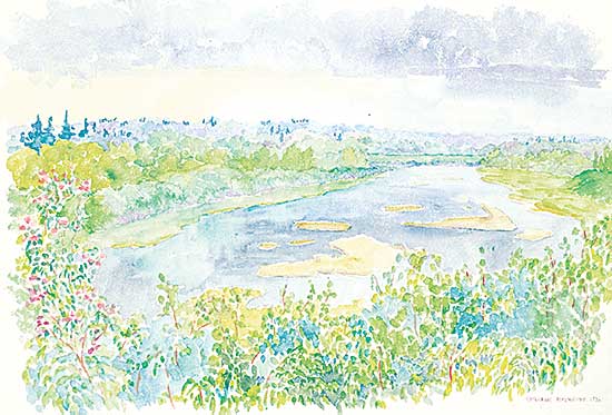 #487 ~ Perehudoff - Untitled - Lake View