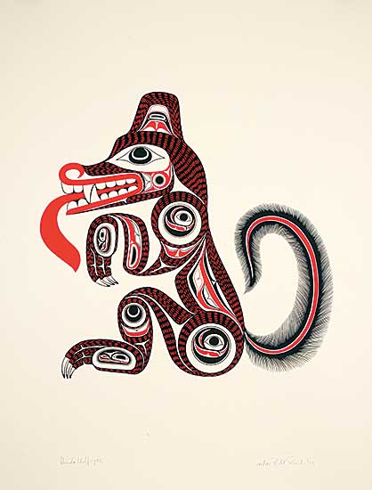 #504 ~ Reid - Haida Wolf  #100/195