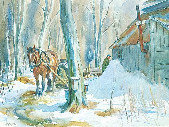 #520 ~ Simpkins - Noontime at the Sugar Camp