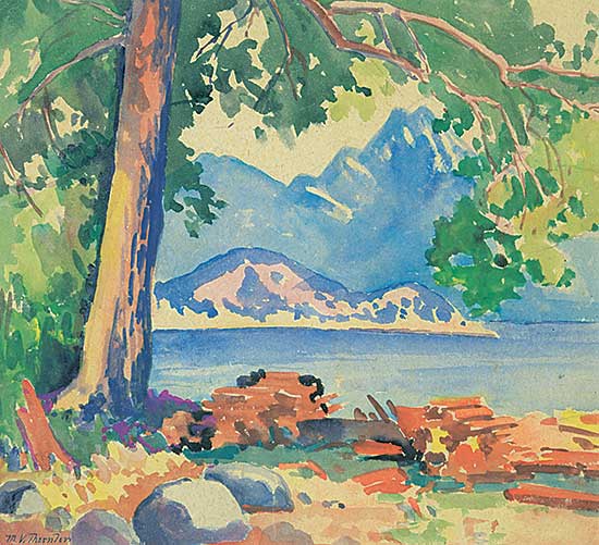 #527 ~ Thornton - Untitled - Under the Arbutus Tree