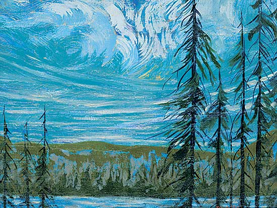 #528 ~ Townsend - Untitled - Stormy Coast, Vancouver