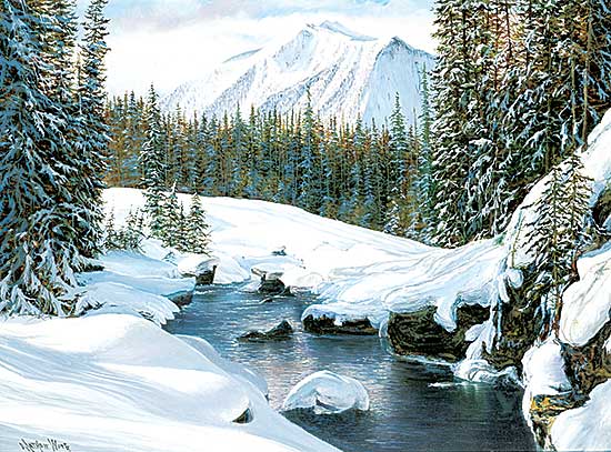 #534 ~ Wong - Deep Sleep Winter [Vermillion River, Kootenay Park BC]