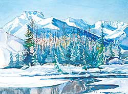 #473 ~ Middleton - February Snow, Banff