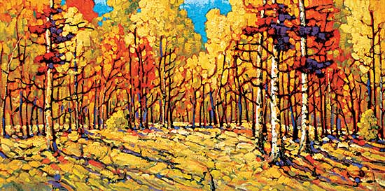 #1051.1 ~ Charlesworth - The Peak of Autumn, Near Bragg Creek