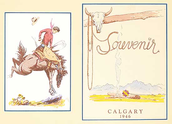 #1123 ~ Gissing - Souvenir, Calgary 1946
