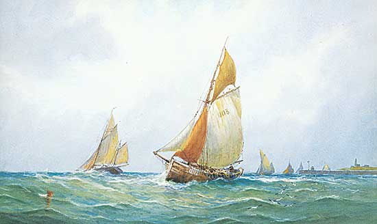 #1133 ~ Hannaford - Departure of Fishing Fleet Ostende