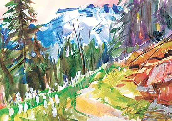 #1176 ~ Laycock - High Altitude Beargrass