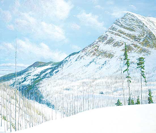 #1344 ~ Voyer - Untitled - Ski Country