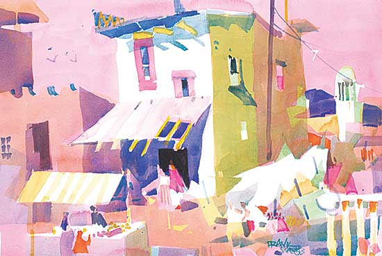 #1352 ~ Webb - Untitled - City in Pink