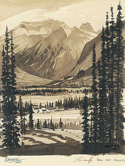 #1359 ~ Weber - Banff, from the Chalets