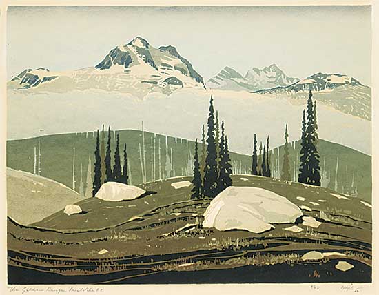 #1364 ~ Weber - The Golden Range, Revelstoke B.C.  #5/48