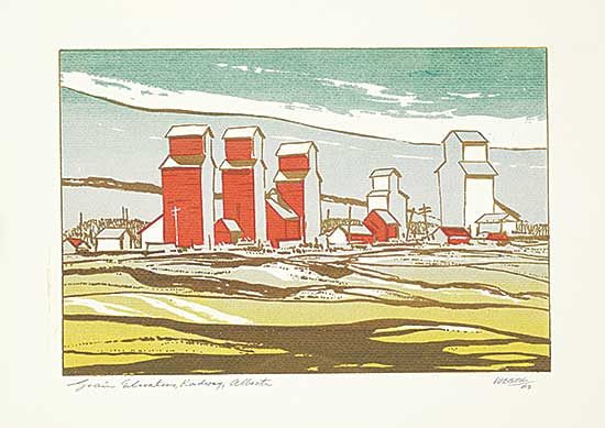 #1367 ~ Weber - Grain Elevators, Radway, Alberta