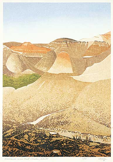 #1391 ~ Weber - Badlands Near East Coulee, Alberta
