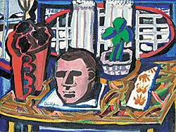 #1268 ~ Pugh - Still Life with Head on Table