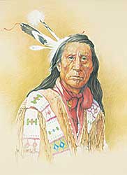 #1406 ~ Williams - Red Cloud [Oglala Siux Head Chief] in Montana