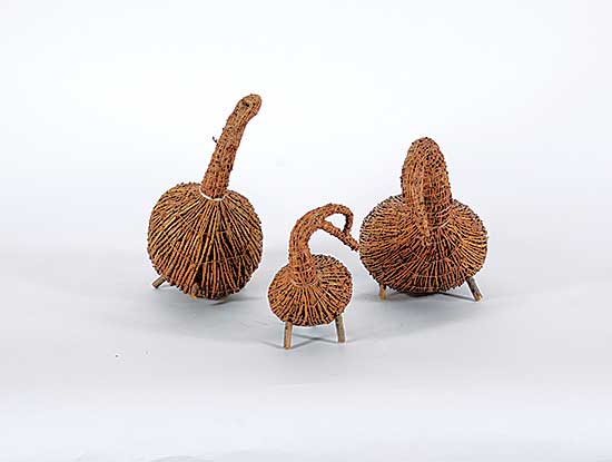#74 ~ Small - Cree - Tamarach Goose Family