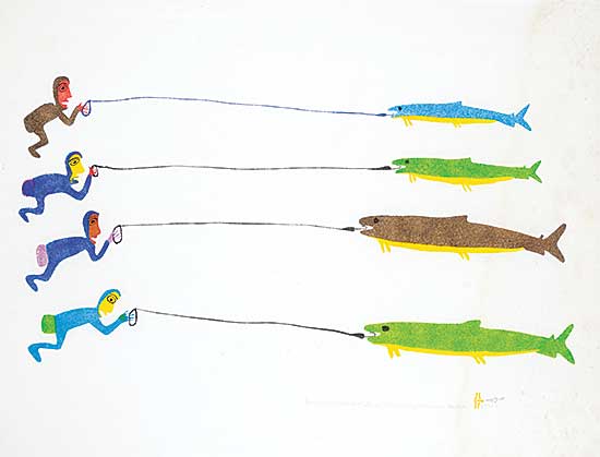 #111 ~ Anguhadluq - Four Fishermen  #18/50