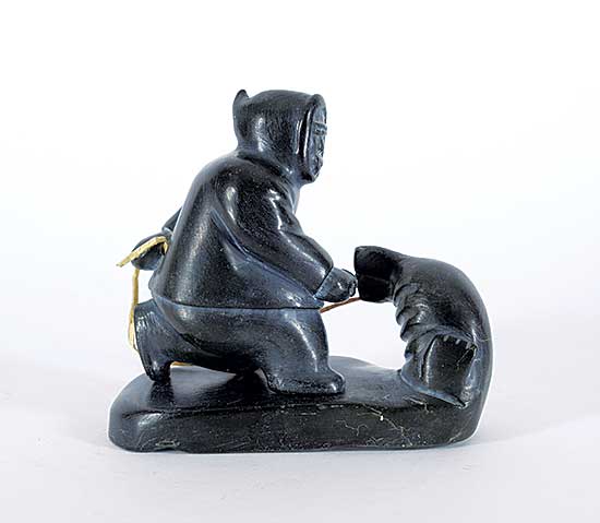 #163 ~ Napatuk - Untitled - Pulling a Seal from Blowhole