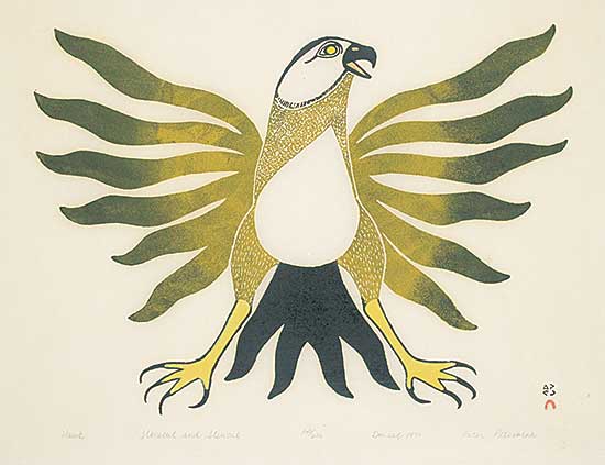 #179 ~ Pitseolak - Hawk  #160/200