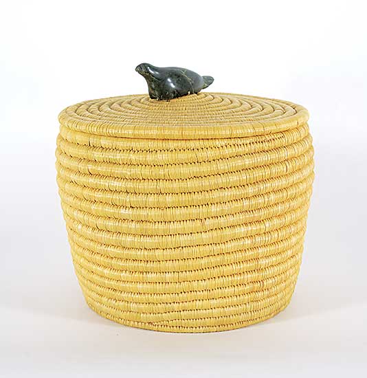 #304 ~ School - Round Basket with Seal Handle