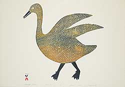 #150 ~ Inuit - Running Goose  #1/50