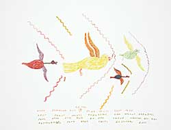 #175 ~ Inuit - Untitled - These Colourful Birds