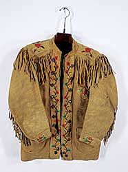 #347 ~ School - Home Tanned Hide and Beaded Jacket