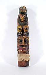 #367 ~ School - Large Painted Totem