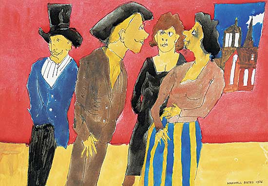 #4 ~ Bates - Untitled - Conversation in the Gallery