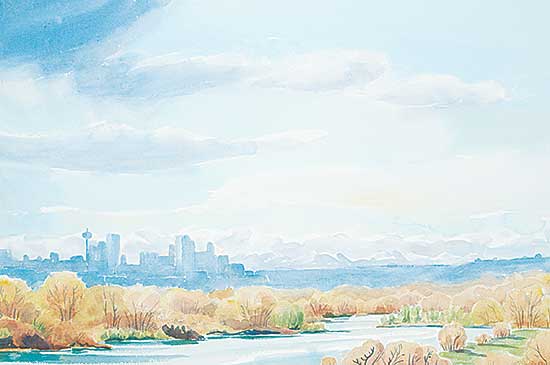 #98 ~ Shelton - Calgary Skyline