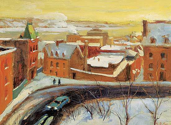 #409 ~ Bittar - Les Toits de Quebec, Quebec Rooftops