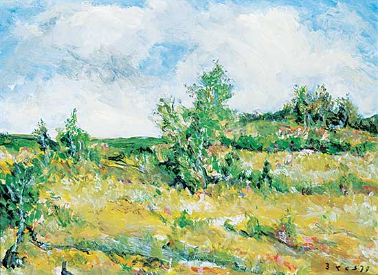 #413 ~ Bres - Untitled - Spring Landscape