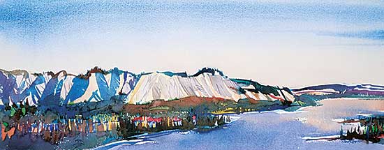 #458.1 ~ Laycock - Untitled - View of the Lake