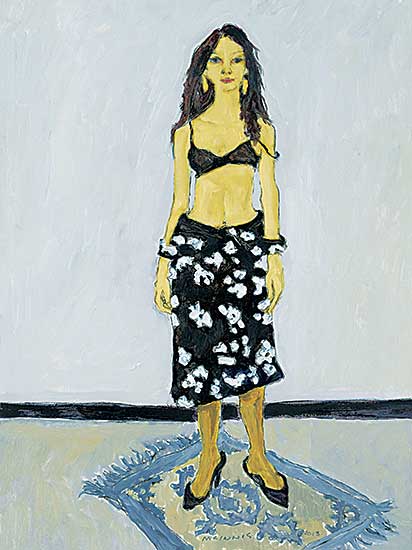 #466 ~ McInnis - Untitled - Marla in Flowered Skirt