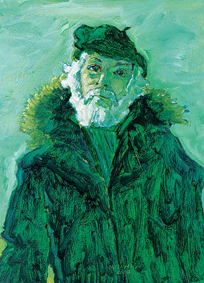 #468 ~ McInnis - Untitled - Self Portrait with Beret